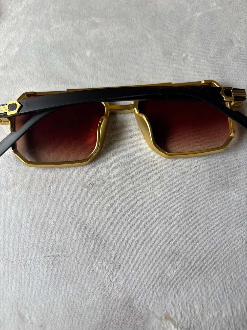 Gold Frame Brown Lens Men’s Sunglasses